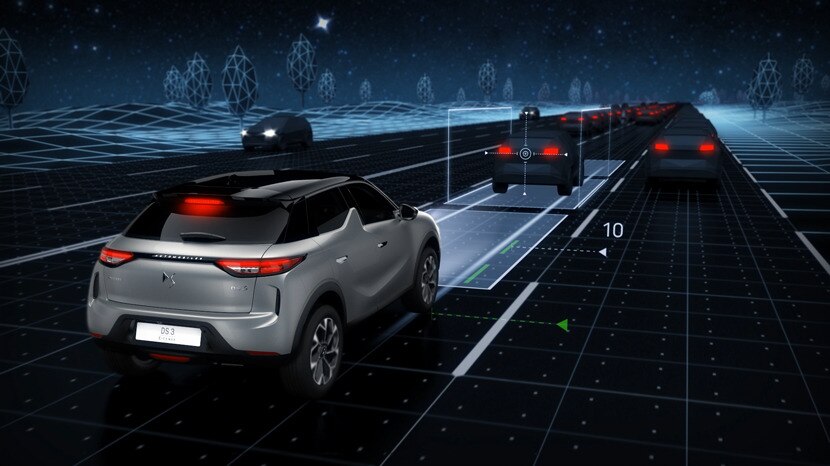 DS 3 E-Tense, система DS Drive Assist