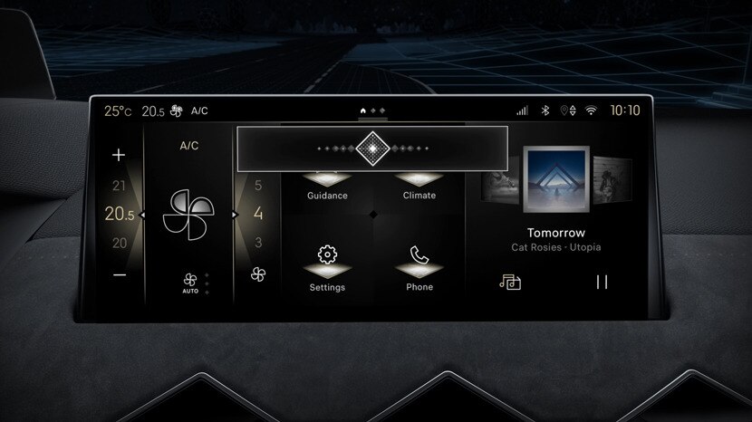 DS 3 E-Tense, система DS Iris